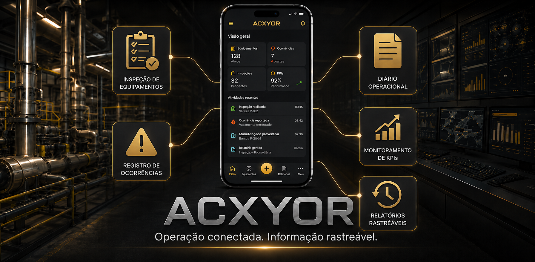 ACXYOR Industrial em operação