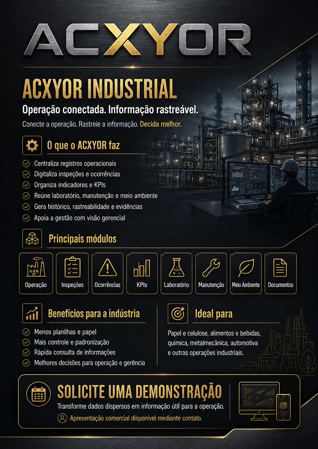 Folheto ACXYOR Industrial